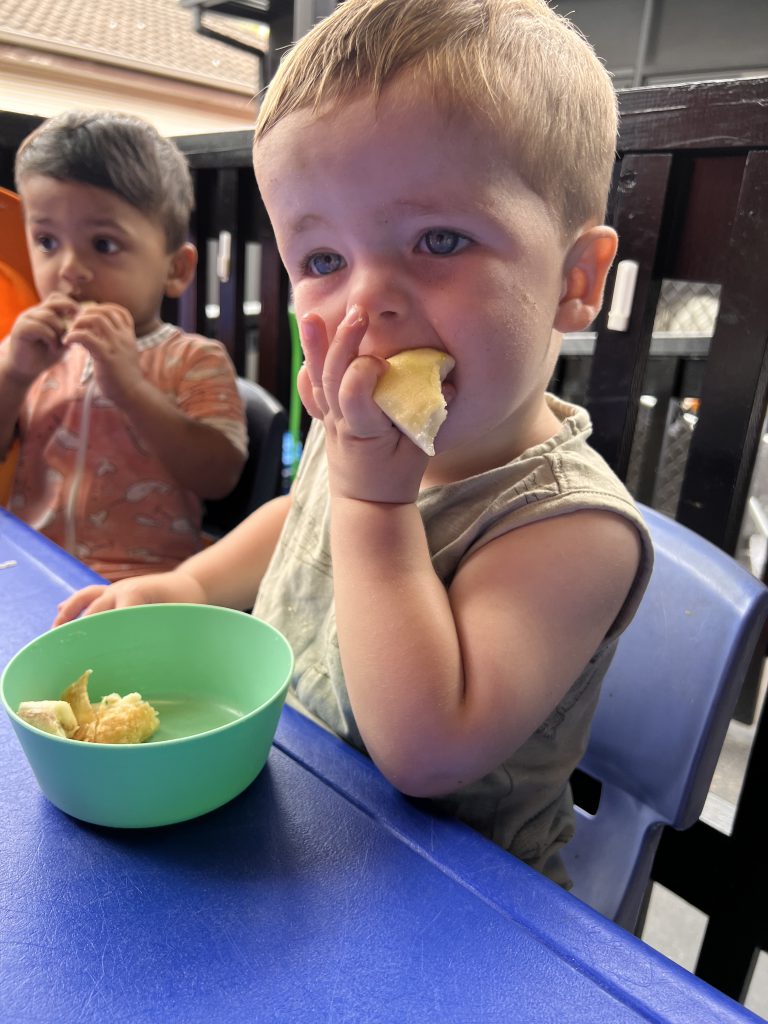 child eating